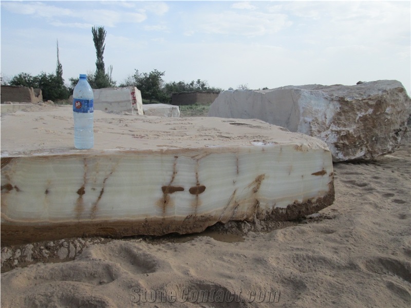 White Onyx Blocks