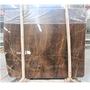 China Golden Ice Onyx Polished Stone Slabs & Tiles