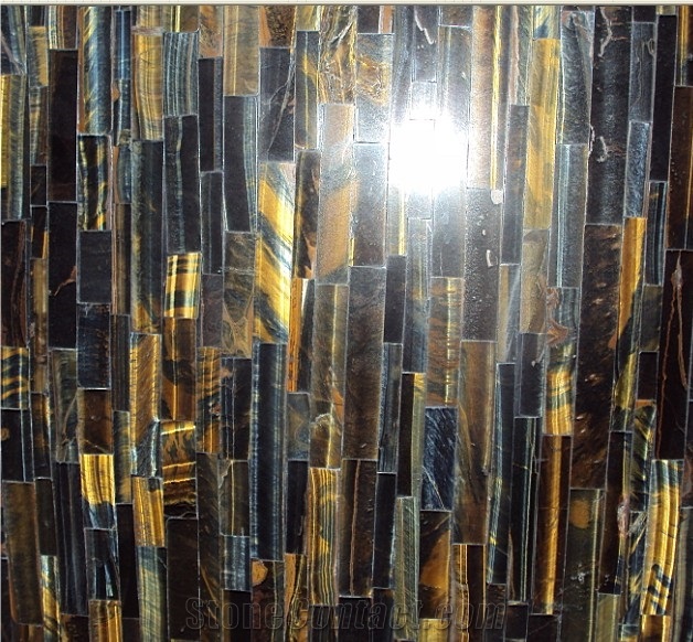 Tiger Eye Artificial Stone