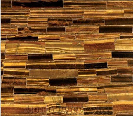 Tiger Eye Artificial Stone