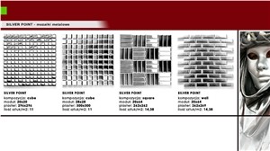 Silver Point Metal Mosaic