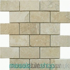 Brick White Tessare Mosaic Tiles