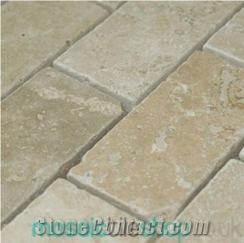 Brick White Tessare Mosaic Tiles