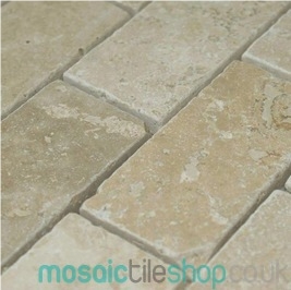 Brick White Tessare Mosaic Tiles