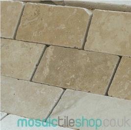 Brick White Tessare Mosaic Tiles