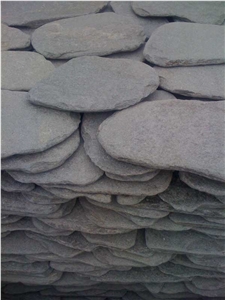 Antique Kavala Big Slate Garden Step Stone, Kavala Slate Cube Stone & Pavers
