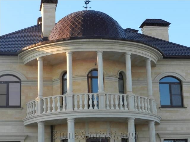 Beige Limestone Balustrades