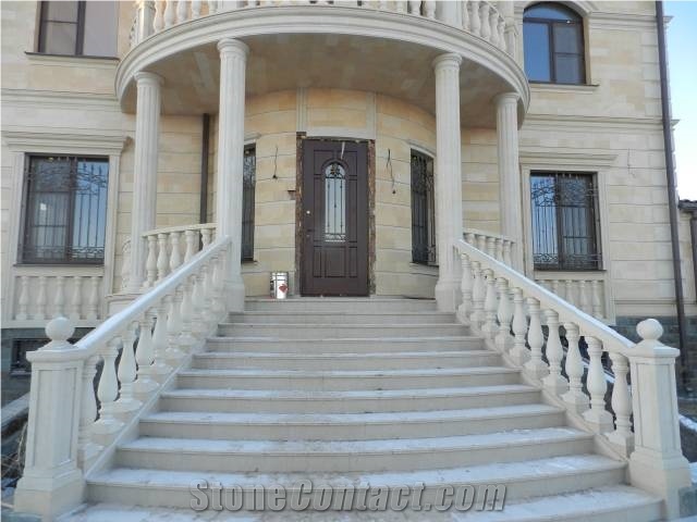 Beige Limestone Balustrades