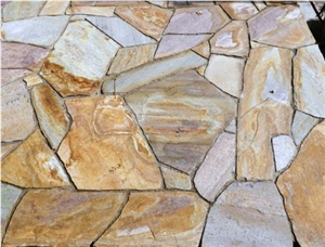 Piedra Laja Amarilla Madera Natural Flagstone