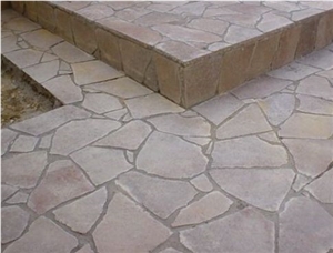 Piedra Laja Roja Corriente Flagstone Patio