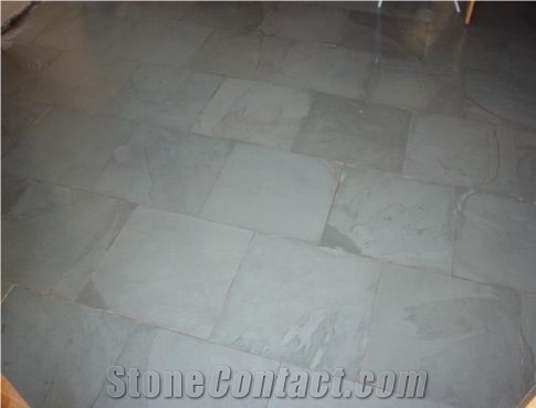 Piedra Pizarra Gris Verde Floor Tiles