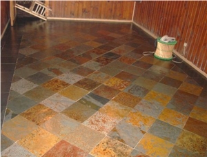 Piedra Pizarra Oxidada Etrusca Floor Tiles