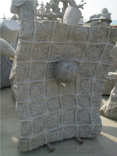 Grey Granite Abstract Sculptures