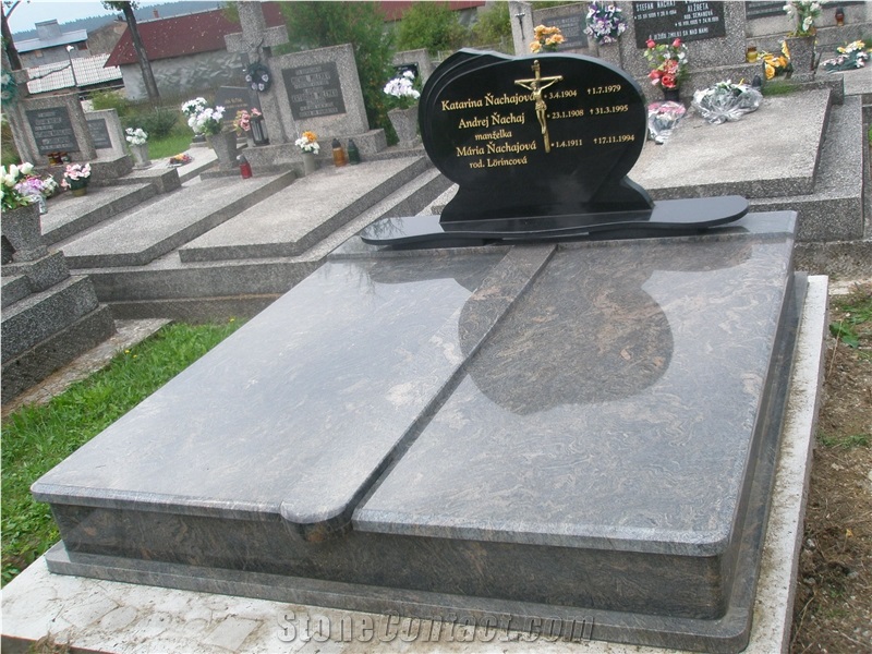 Silver Paradiso Granite Monument