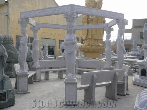 White Granite Gazebo