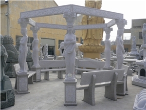 White Granite Gazebo White Granite Gazebo