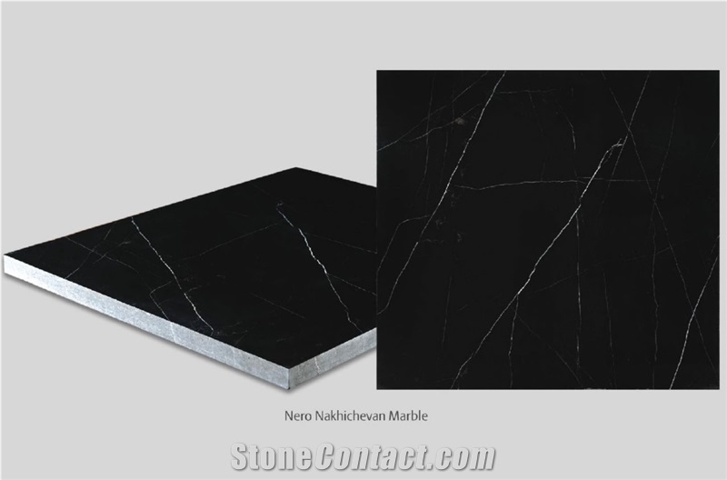 Black Azerbaijan Marble Tiles