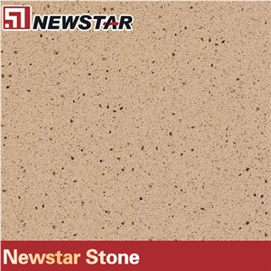Beige Quartz Stone Floor Tile
