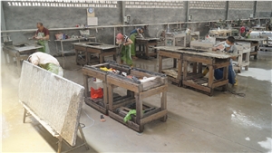 Peacock Green Granite Kitchen Countertops