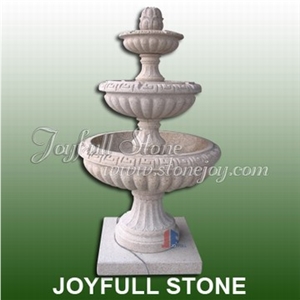 Polished Red Granite Fountain