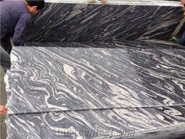 A Quality China Juparana Spray Pink Wave Granite Slabs Tiles Cut to Size Wall Cladding Panel,Floor Covering Pattern,Exterior Walling Pattern Tile