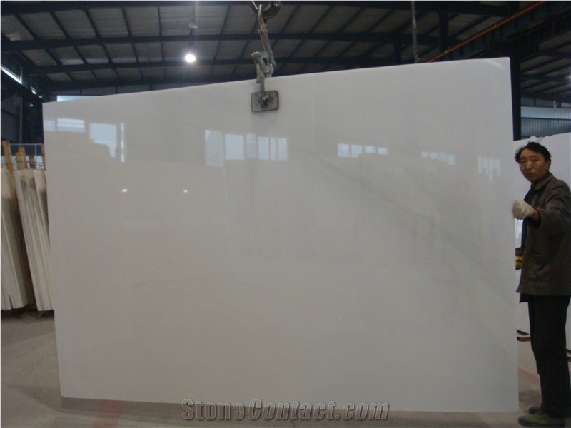 Chinese Absolute Crystal White Marble Slab Polished Tiles, Bianco Snow Marble Panel Wall Cladding,Floor Covering Pattern,Interior Walling Tile