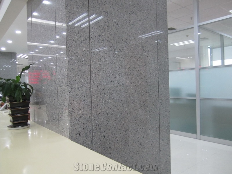 Ice Grey Granite Slabs Polished Tiles, China Grey Granite Panel Wall Cladding,Floor Covering Pattern,Interior Walling Tile