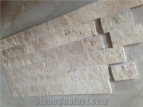 Ivory Travertine - Split Face 10xfl