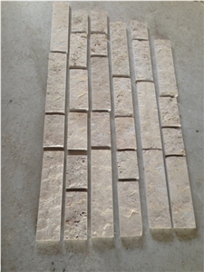 Ivory Travertine - Split Face 10xfl