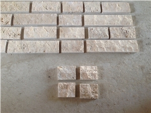 Ivory Travertine - Split Face 10xfl