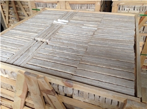 Ivory Travertine - Split Face 5x30 cm