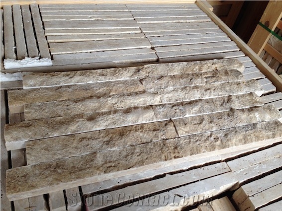 Ivory Travertine - Split Face 5x30 cm