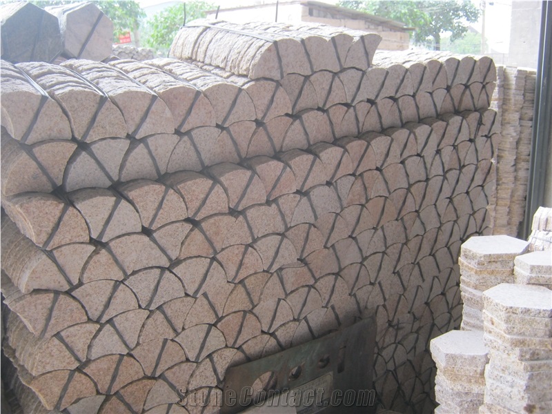 G682 Fan Shape Paving Stone, G682 Granite Pavers