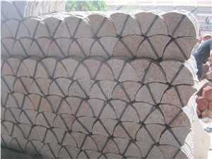 G682 Fan Shape Paving Stone, G682 Granite Pavers