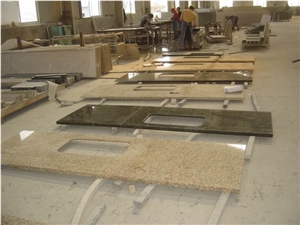 Granite Countertop for Kitchen, Yellow Granite Countertops