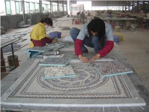 Marble Mosaic for Home Decoration,Pink Marble Mosaic