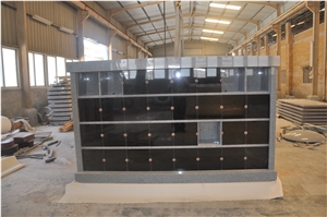 Natural China Grey Granite Columbariums for Sale (Competitive Price), G603 and G633 and Shanxi Black Grey Granite Columbariums
