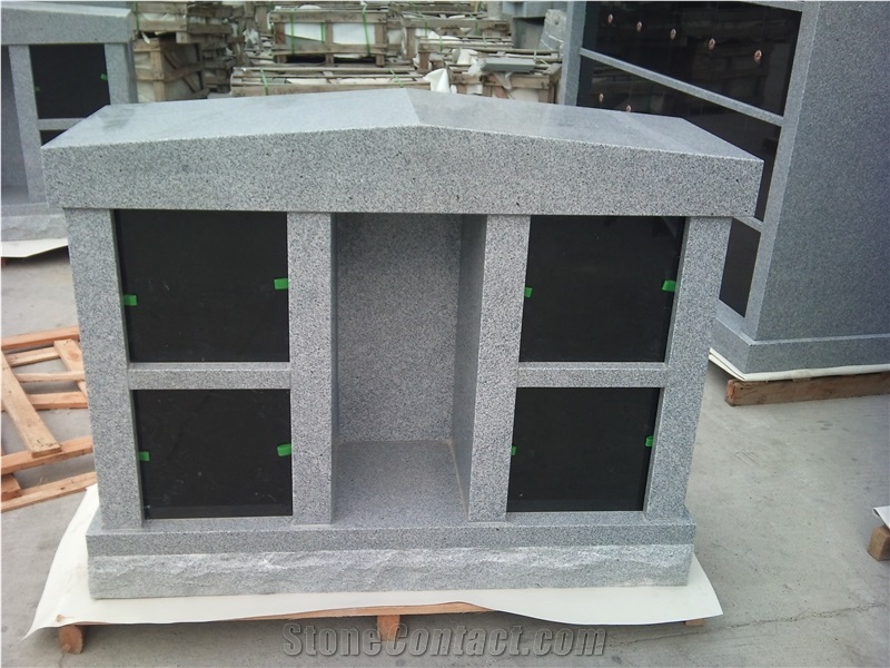 Natural China Grey Granite Columbariums for Sale (Competitive Price), G603 and G633 and Shanxi Black Grey Granite Columbariums