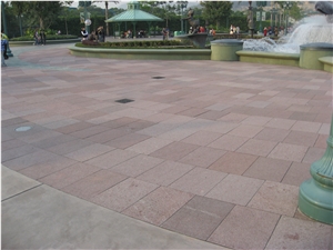 China Red Porphyry Slabs & Tiles