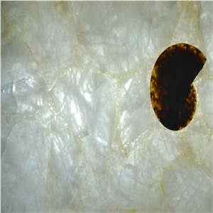 Crystal Quartz Gem Stone Slab