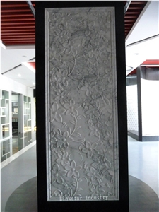 3d Natural Stone Cladding Decorative Tiles, White Marble Building & Walling