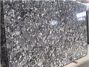 Black Mosaic Granite Slabs,Black Marinace