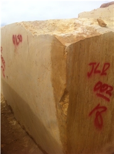 Golden Travertine Blocks