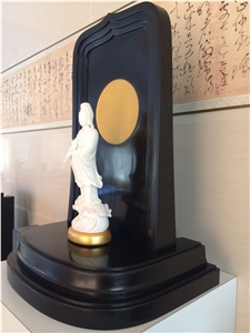 Buddha, Black Marble Artifacts & Handcrafts