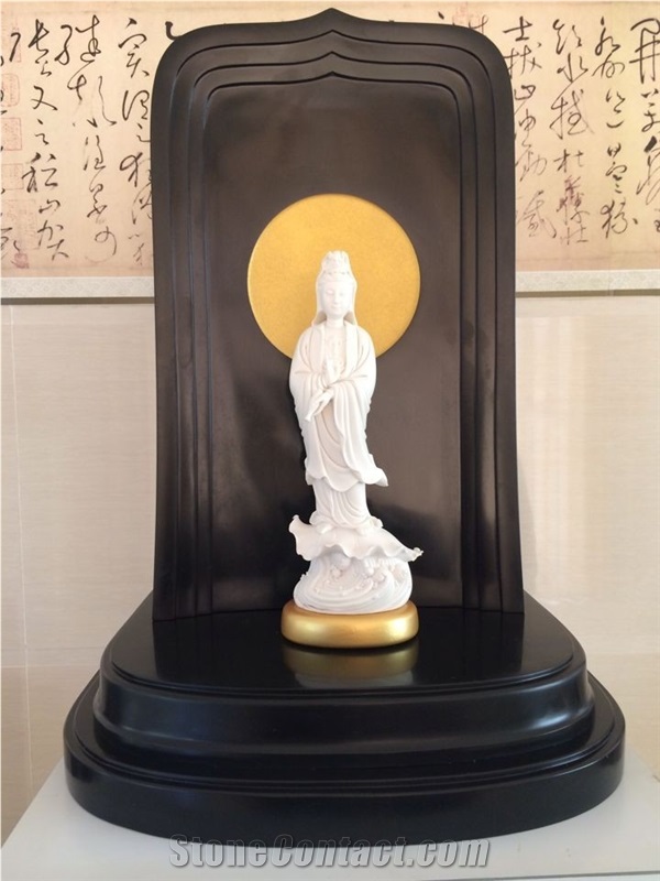 Buddha, Black Marble Artifacts & Handcrafts