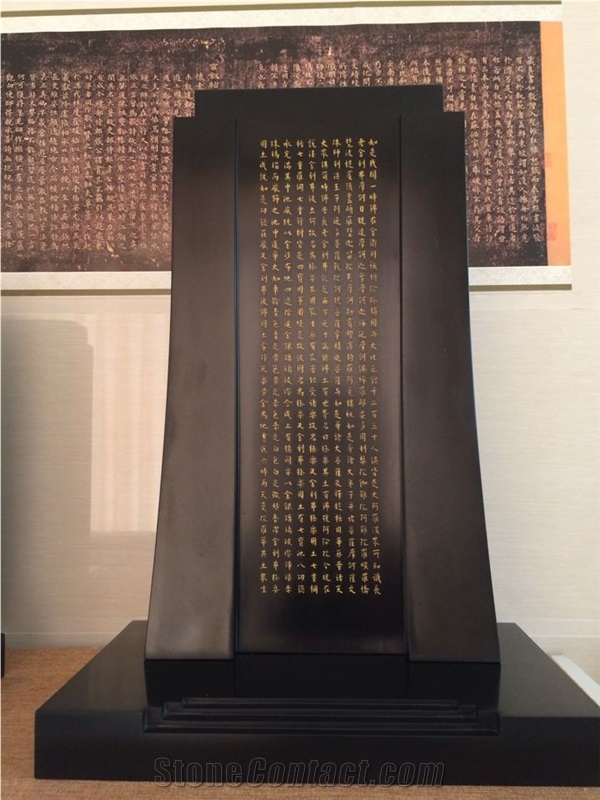 Buddha Scriptures, Black Marble Artifacts & Handcrafts