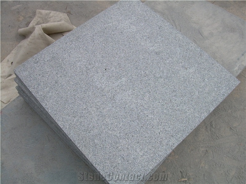 G654 Grey Granite Flamed Tile Paving Stone, G654 Padang Dark Granite
