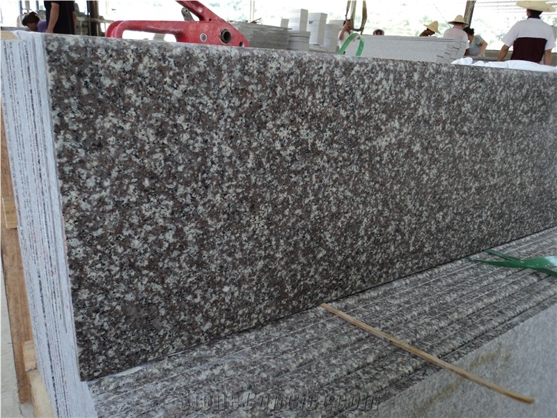 Our Quarry G664 Pink Granite Polished Step Stair