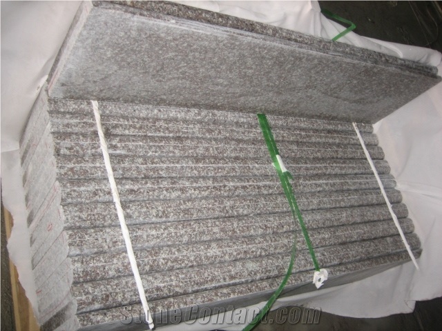 Our Quarry G664 Pink Granite Polished Step Stair