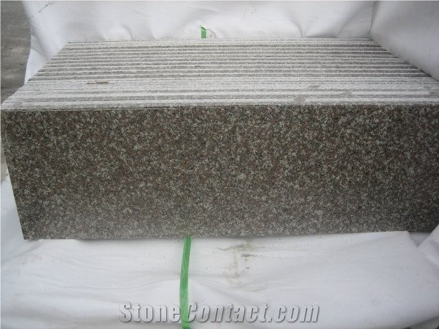 Our Quarry G664 Pink Granite Polished Step Stair
